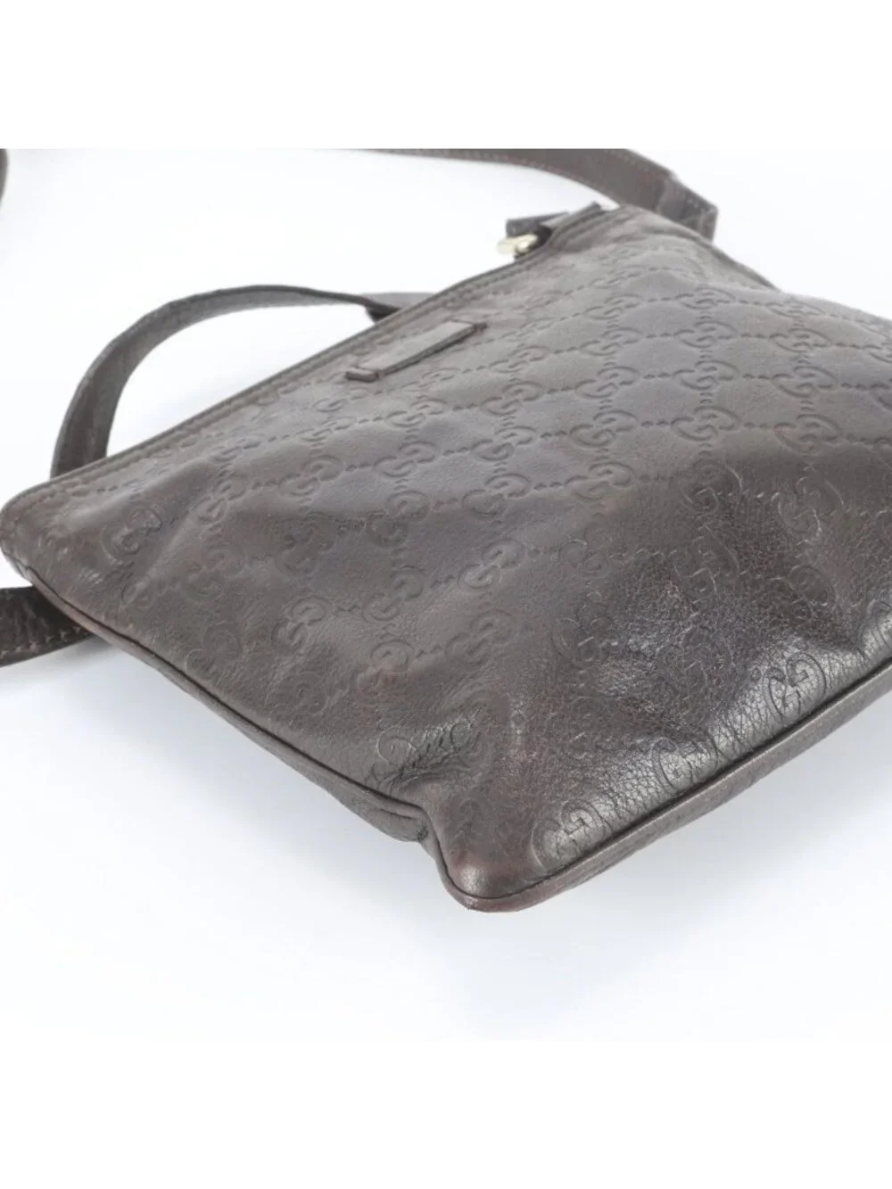 Gucci Guccissima Leather Shoulder Bag Crossbody Messenger Business